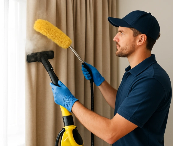 Trusted drapes cleaning technician Matty Curtain Cleaning holmesglen-vic QLD